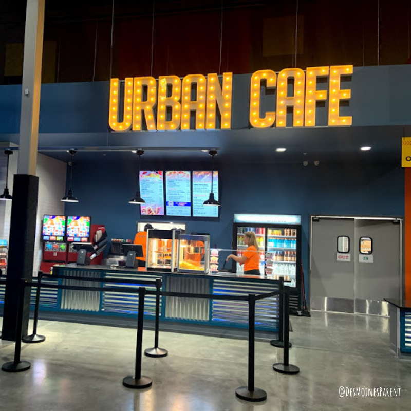 Urban Air Adventure Park franchise, indoor cafe